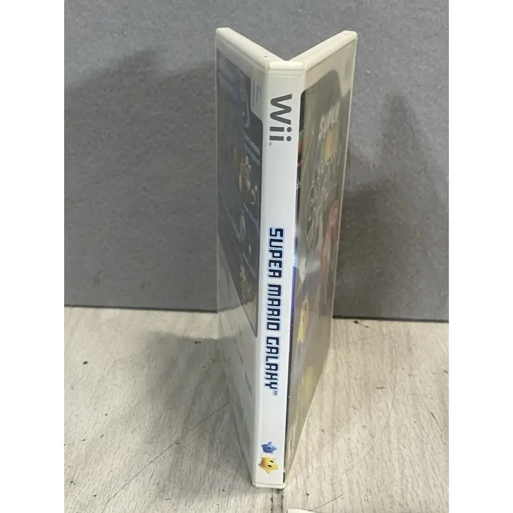 Super Mario Galaxy (Nintendo Wii, 2007) WITH MANUAL. Tested!